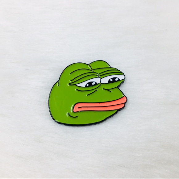 Only ships with $15 orders. Sad Kermit the Frog Enamel Pin - Picture 4 of 4